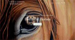 Desktop Screenshot of cgordonhorses.com